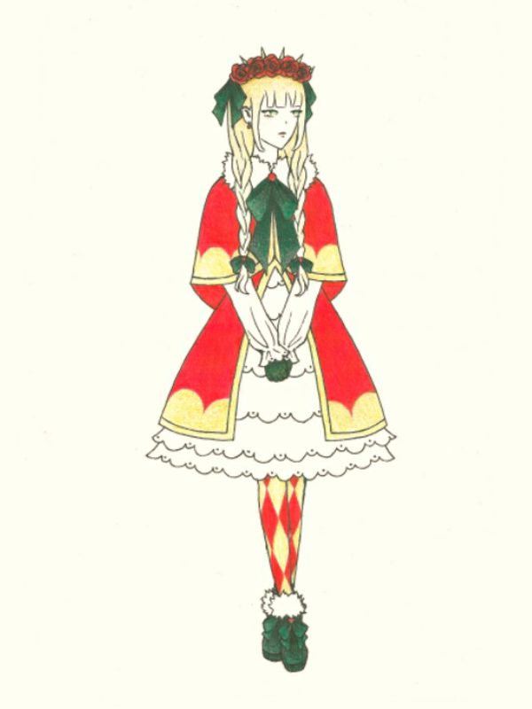Tixieの「Drawing」をテーマにしたコーディネート(2017/12/24)