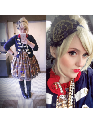 Luluの「Lolita fashion」をテーマにしたコーディネート(2018/04/09)