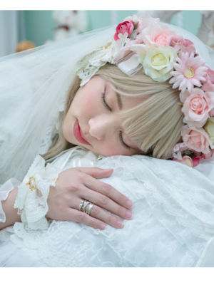 石絮絮's 「Lace up ribbon ring」themed photo (2018/06/23)