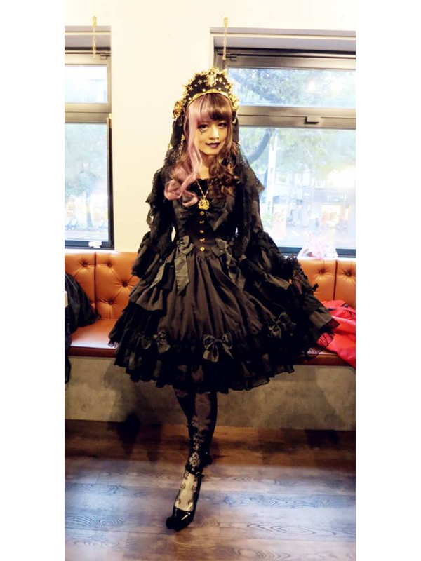 林南舒の「Angelic pretty」をテーマにしたコーディネート(2018/06/28)
