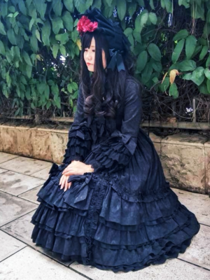 沉迷于红茶和啵酱的风璃の「Lolita」をテーマにしたコーディネート(2018/09/01)