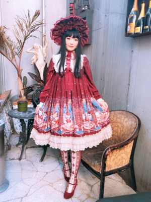 舞の「Lolita fashion」をテーマにしたコーディネート(2019/02/27)