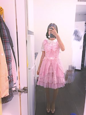 Yuzhiの「粉色 连衣裙」をテーマにしたコーディネート(2017/06/26)
