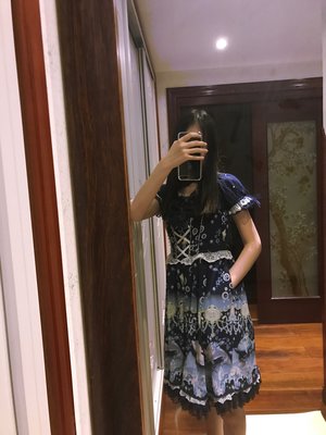 Yuzhiの「绀色 连衣裙」をテーマにしたコーディネート(2017/07/17)