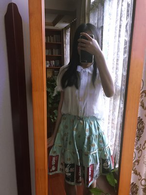 Yuzhiの「绿色 半身裙」をテーマにしたコーディネート(2017/07/17)