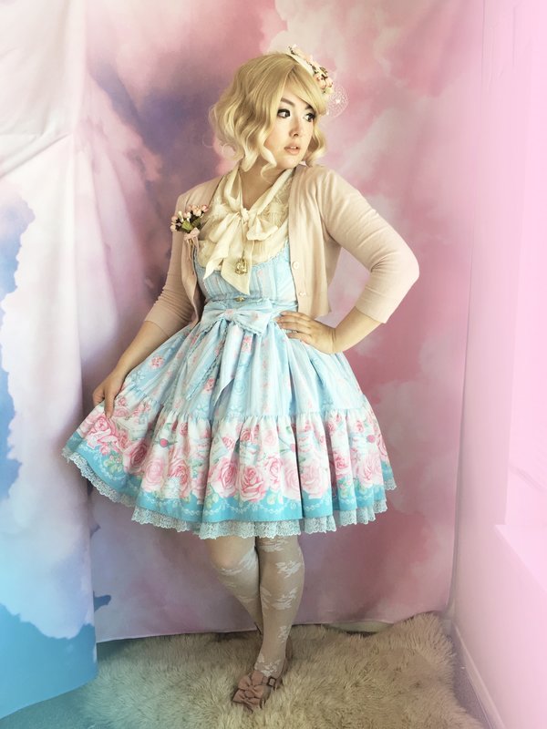 Angelic Pretty Romantic Rose Letter JSK - ひざ丈ワンピース