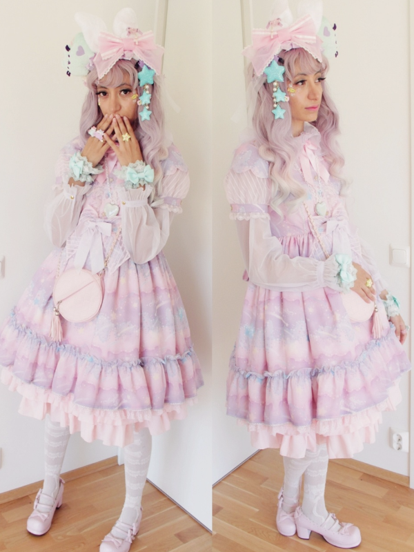 お買得 Sky Melty 純正買取 Angelic Sky Pretty ジャンパースカート白 ...