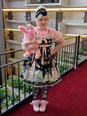 Luluの「Angelic pretty」をテーマにしたコーディネート(2017/09/07)