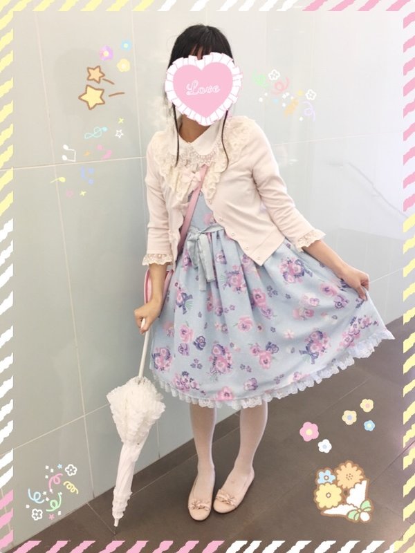 angelic pretty sweetie violet コン 3点セット