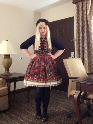 Luluの「Angelic pretty」をテーマにしたコーディネート(2017/10/17)